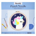 Punch Needle Licorne gracieuse