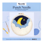 Punch Needle Lune cachée