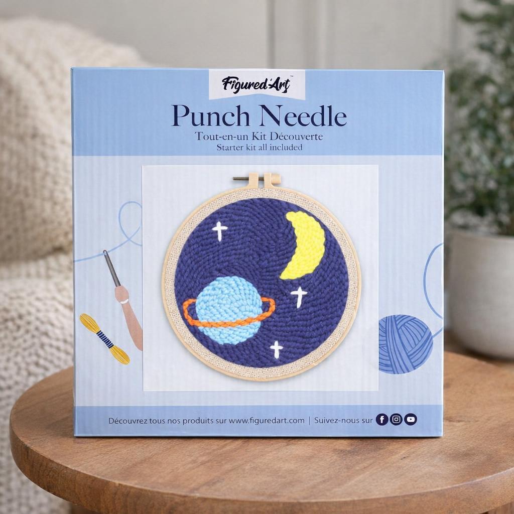 Lune étoilée Saturne