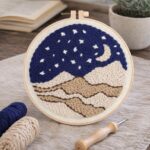 Punch Needle Nuit dans le désert