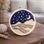 Punch Needle Nuit dans le désert