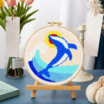 Punch Needle Orque et Vague