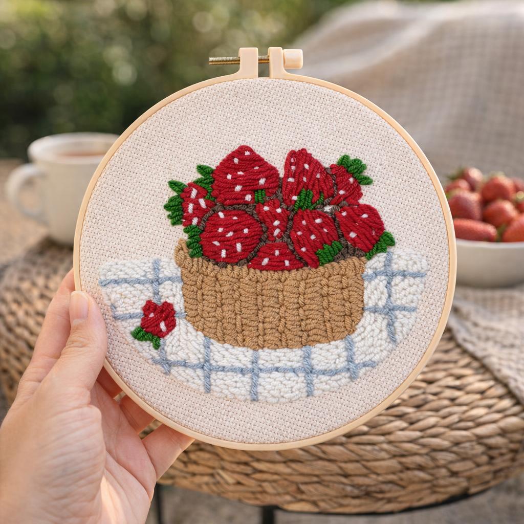 Panier de fraises