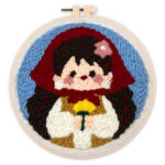 Punch Needle Petite Alsacienne et Fleurs