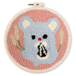Punch Needle Souris mignonne