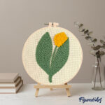 Punch Needle Tulipe jaune