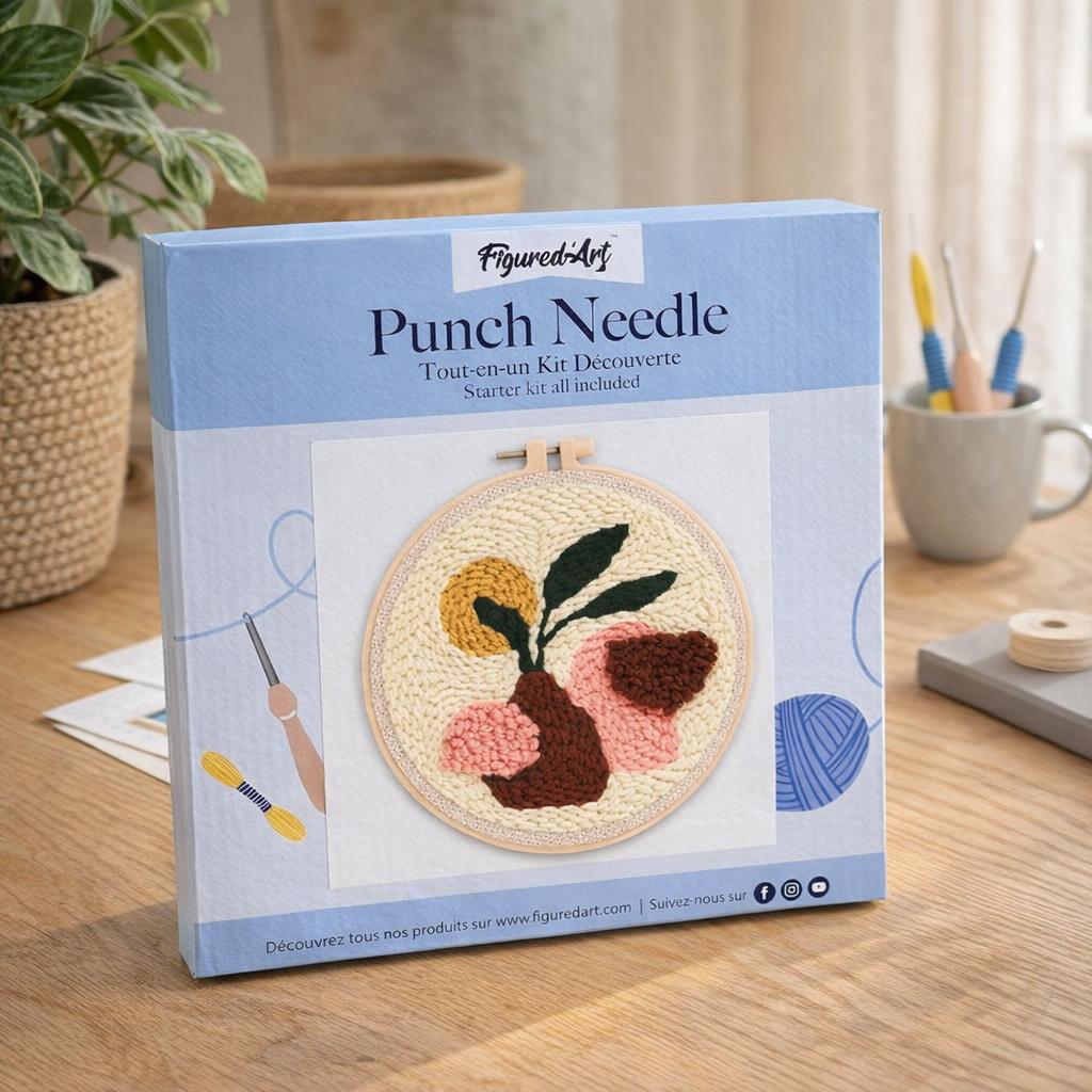 Vase Punch Needle