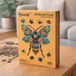 Puzzle en Bois Adulte - Abeille florale