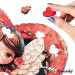 Puzzle en Bois Adulte - Ange et Cœur