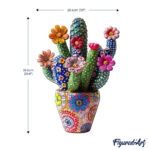 Puzzle en Bois Adulte - Cactus fleuri en Pot