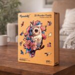 Puzzle en Bois Adulte - Chouette florale