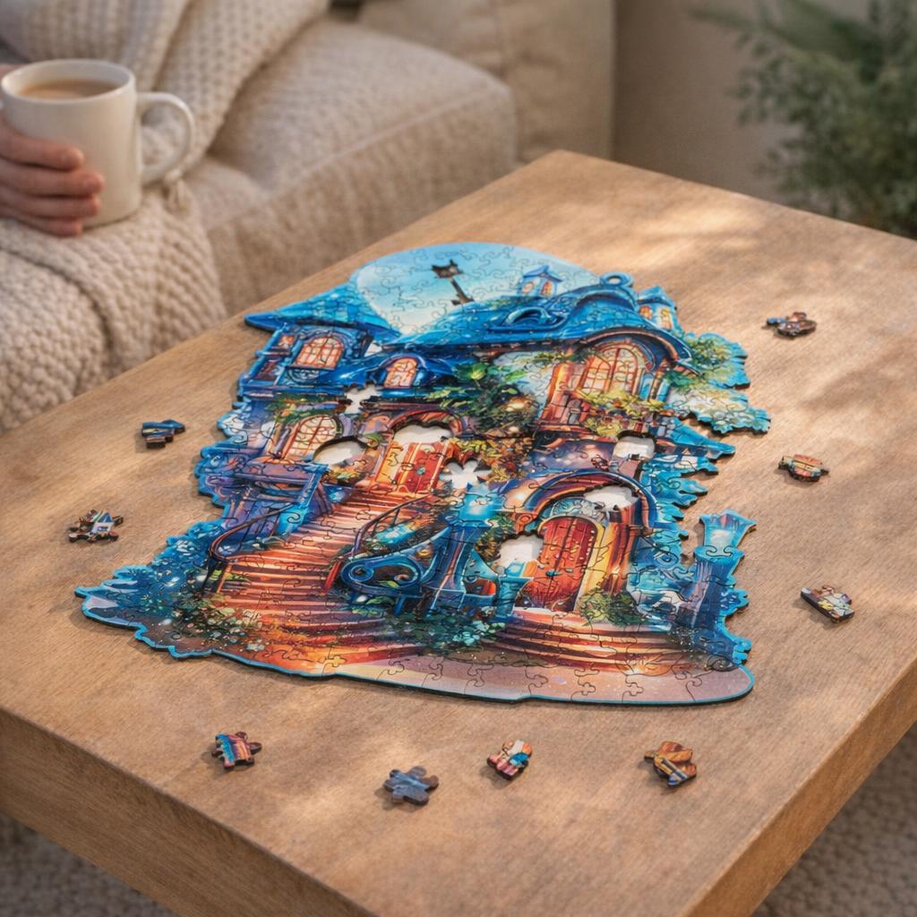 Puzzle en Bois Adulte - Cottage Enchanté