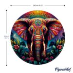 Puzzle en Bois Adulte - Éléphant Tribal