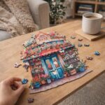 Puzzle en Bois Adulte - Fleuriste Fantaisiste