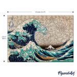 Puzzle en Bois Adulte - La Grande Vague de Kanagawa par Hokusai