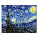 Puzzle en Bois Adulte - La Nuit étoilée de Van Gogh