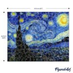 Puzzle en Bois Adulte - La Nuit étoilée de Van Gogh
