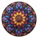 Puzzle en Bois Adulte - Mandala coloré