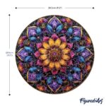 Puzzle en Bois Adulte - Mandala coloré