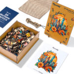 Puzzle en Bois Adulte - Paysage Urbain floral