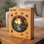 Puzzle en Bois Adulte - Rivière d'Automne