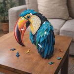 Puzzle en Bois Adulte - Toucan coloré