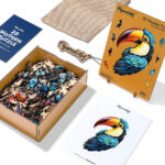 Puzzle en Bois Adulte - Toucan coloré