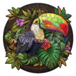 Puzzle en Bois Adulte - Toucan tropical