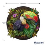 Puzzle en Bois Adulte - Toucan tropical