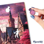 Puzzle en Bois Adulte - Village féerique