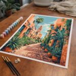 Ruelle marocaine - Toile roulée