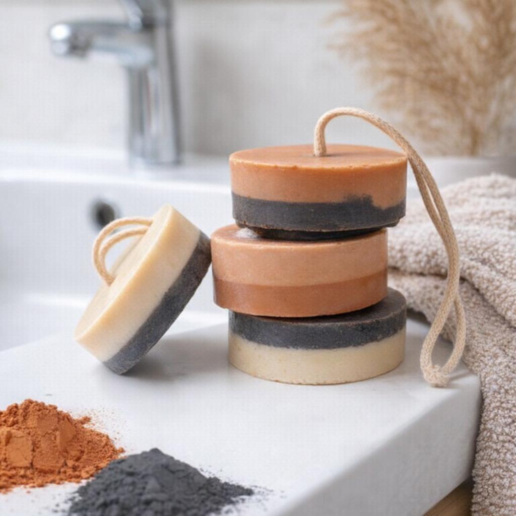 Kit diy : coffret savons à l'avoine et argiles