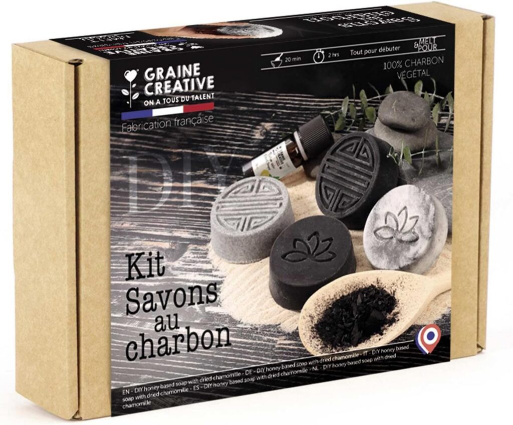 Kit savon au charbon DIY