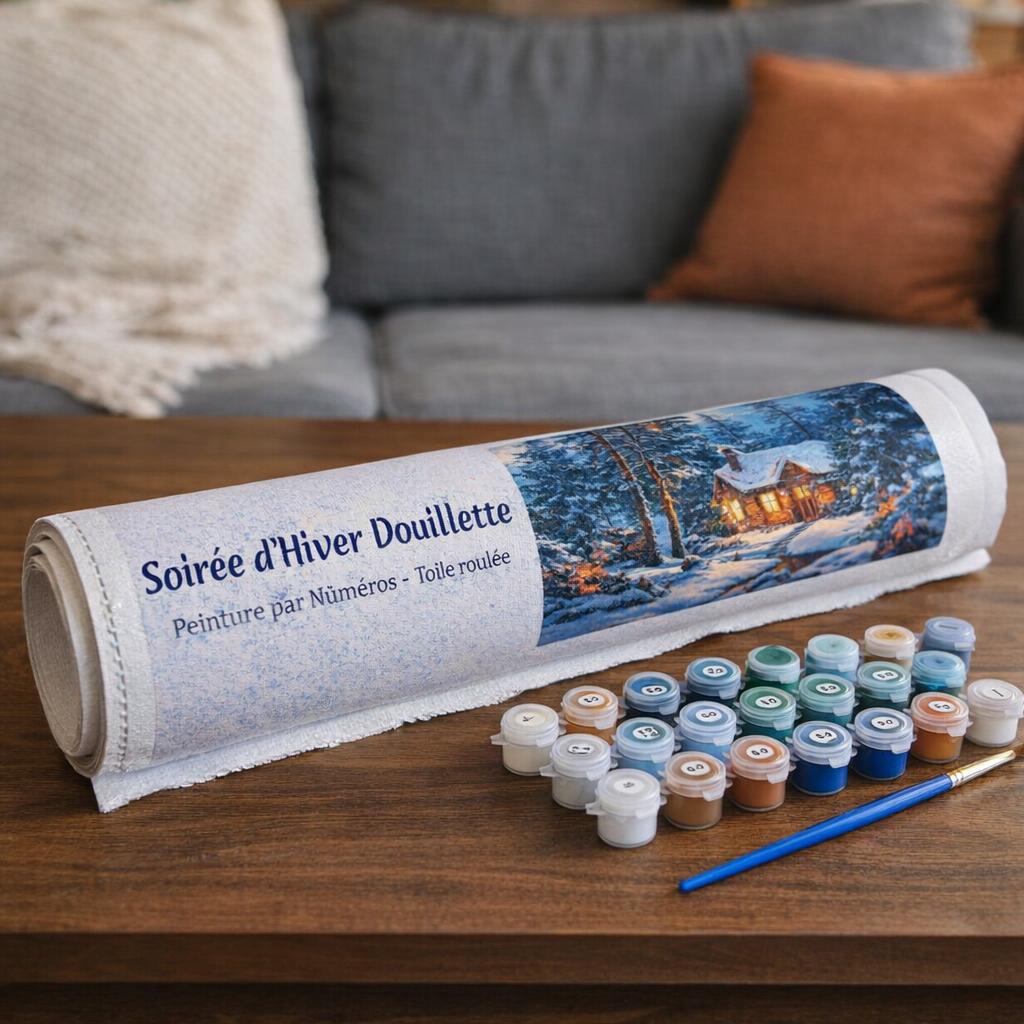 Soirée d’Hiver Douillette - Toile roulée