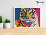 Tigre Pop Art 2 - Toile roulée