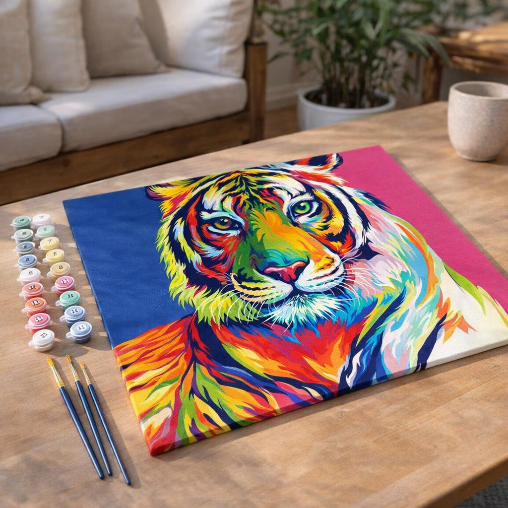 Tigre Pop Art 2 - Toile roulée