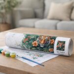 Tigre tropical - Toile roulée