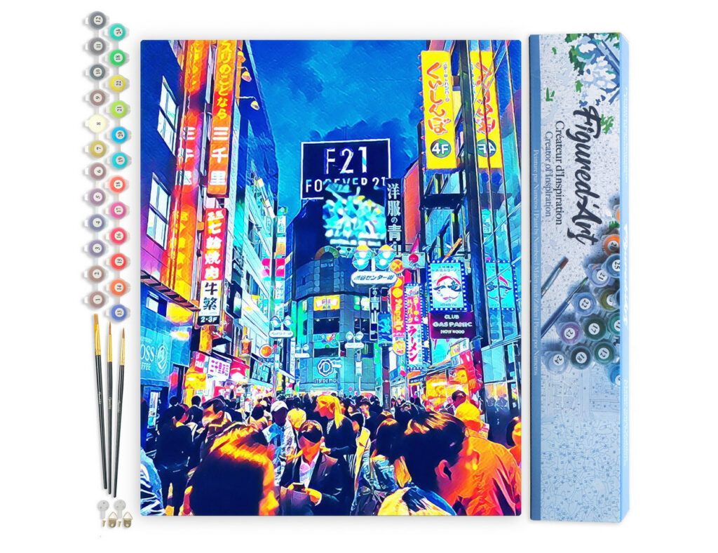 Tokyo Shibuya - Toile roulée