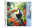 Toucan dans la jungle - Toile roulée