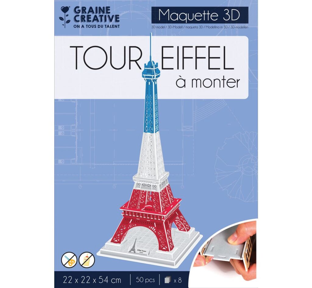 Maquette 3D Mousse Tour Eiffel