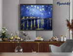 Van Gogh Nuit Etoilée sur le Rhône - Toile roulée