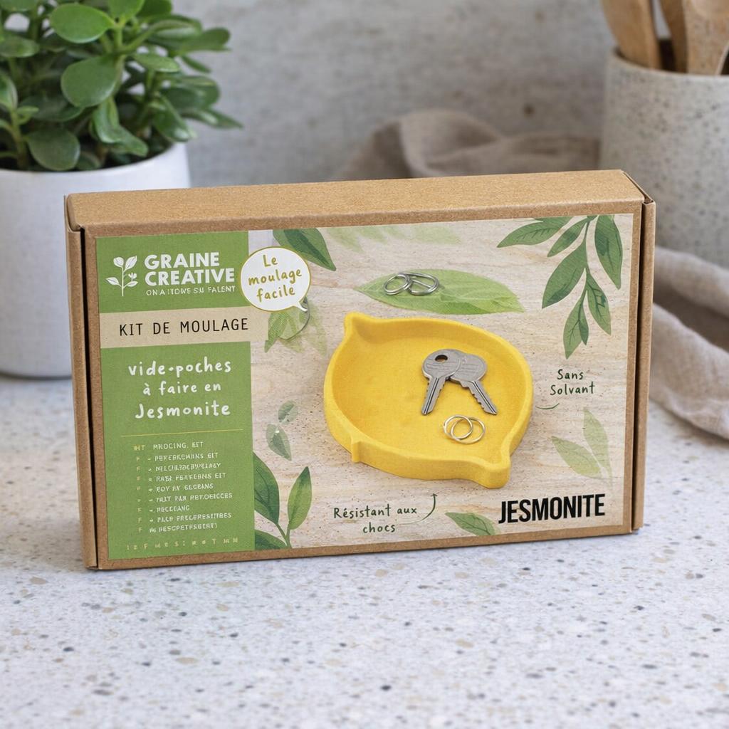 Vide-poches citron en Jesmonite à mouler