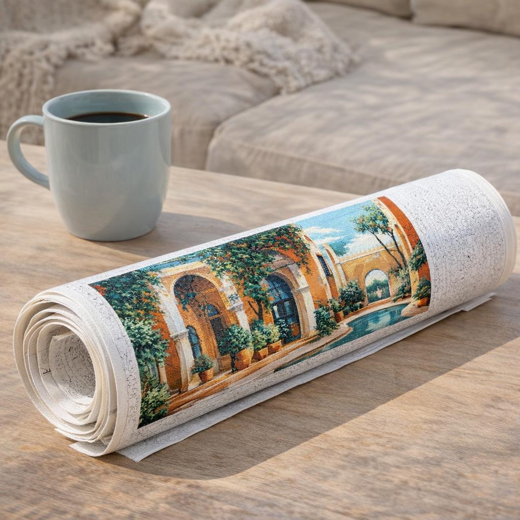 Villa marocaine luxeuse - Toile roulée