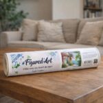 Villa rose en bord de mer - Toile roulée