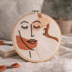 Kit de broderie décorative - Line art