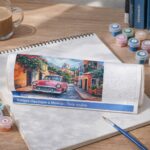 Voiture classique à Mexico - Toile roulée