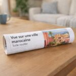 Vue sur une ville marocaine - Toile roulée