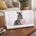 Zèbre et Chewing gum - Toile roulée