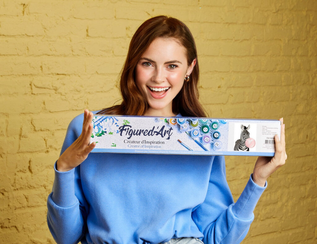 Zèbre et Chewing gum - Toile roulée